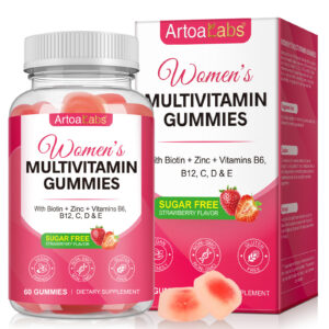 ArtoaLabs NON-GMO Women's Multivitamins Dietary Supplement Multivitamin Gummies With Biotin for Women