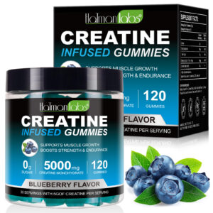 Hatmanlabs Muscle Builder Creatine Monohydrate Powder Creatine Gummy Workout Sports Energy Boosting Creatine Gummy Supplement