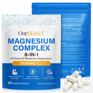 OneBtanicl Magnesium Capsules Promotes Bowel Health Digestive Health Magnesium Citrate Sleep Capsule
